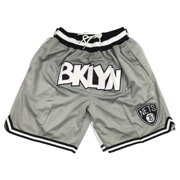 Баскетбольные шорты Brooklyn Nets NBA Grey