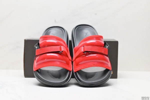 Красные шлепанцы Jordan купить time2win.ru